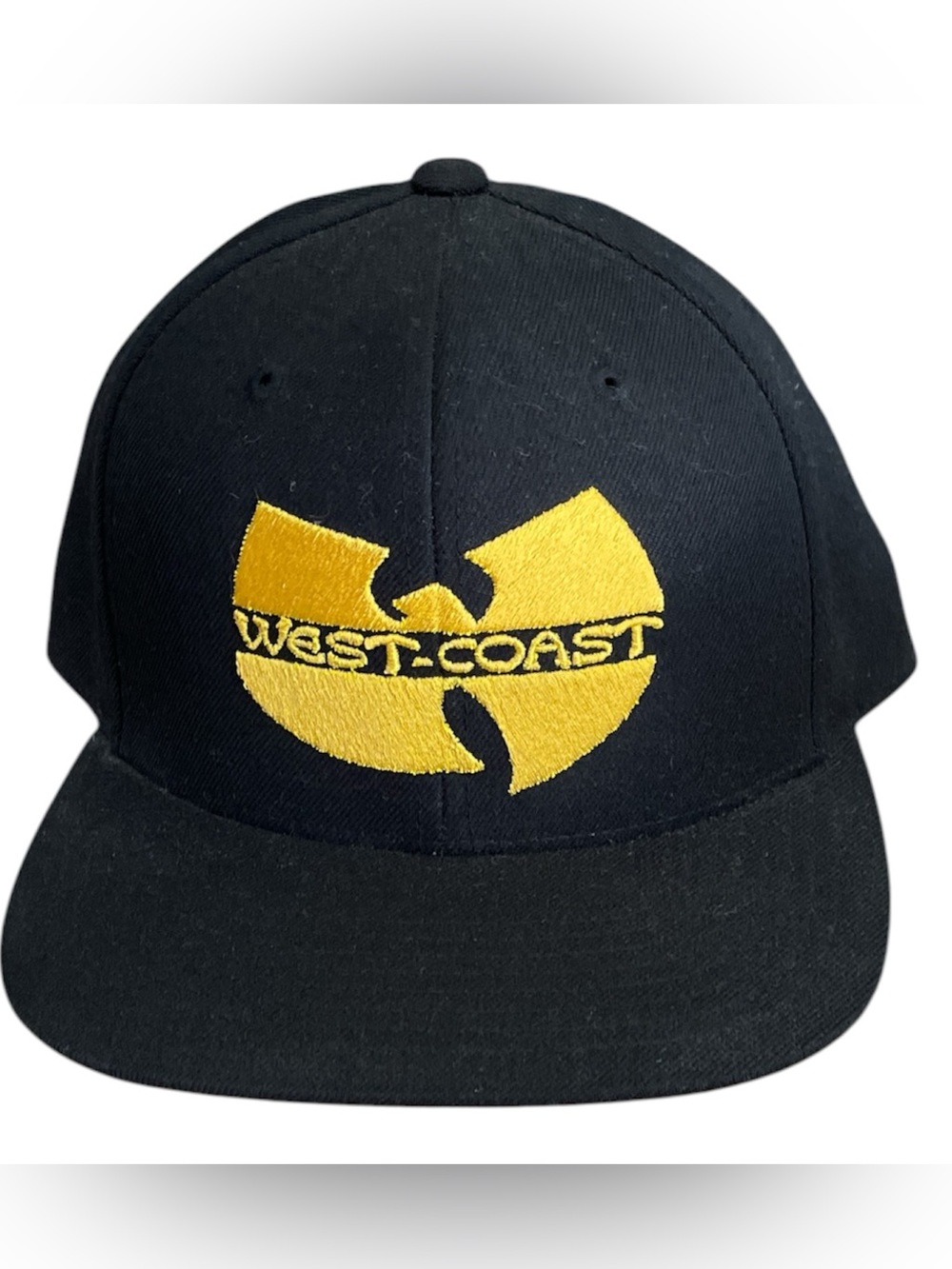 Sport-tek West Coast black & gold embroidered logo snapback hat